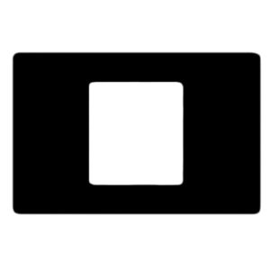 غطاء ثنائي اسود مط  QVQ