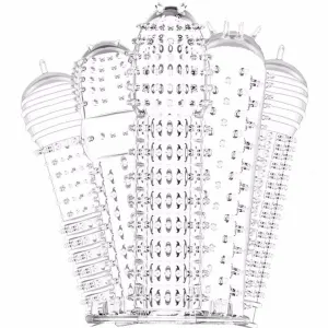 Abstract silver sculpture with layered circular rings and studded panels forming a vertical column on a wide base.