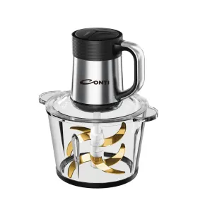 فرامة كونتي - 3 لتر - وعاء زجاجي<br>CONTI CHOPPER - 3L - GLASS BOWL