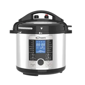 <br>CONTI PRESSURE COOKER - 10L - 15P - STAINLESS STEEL