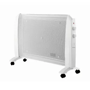 مدفأة كهربائية MICA كونتي - لون أبيض<br>CONTI MICA ELECTRIC HEATER - WHITE COLOR