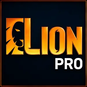 Brand logo: gold gradient text 'LEON' with a stylized lion silhouette on the left and 'PRO' in white beneath, set against a dark background.
