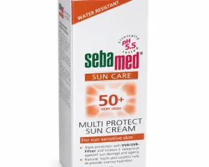 MASHARQA-0046 - مؤسسة العبقري الصغير للتجارة الالكترونية Sebamed Sun Care box showing 50+ Very High protection for sun-sensitive skin.